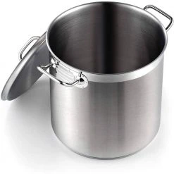 Professional Grade 11 qt. Stainless Steel Stock Pot with Lid by Cooks Standard