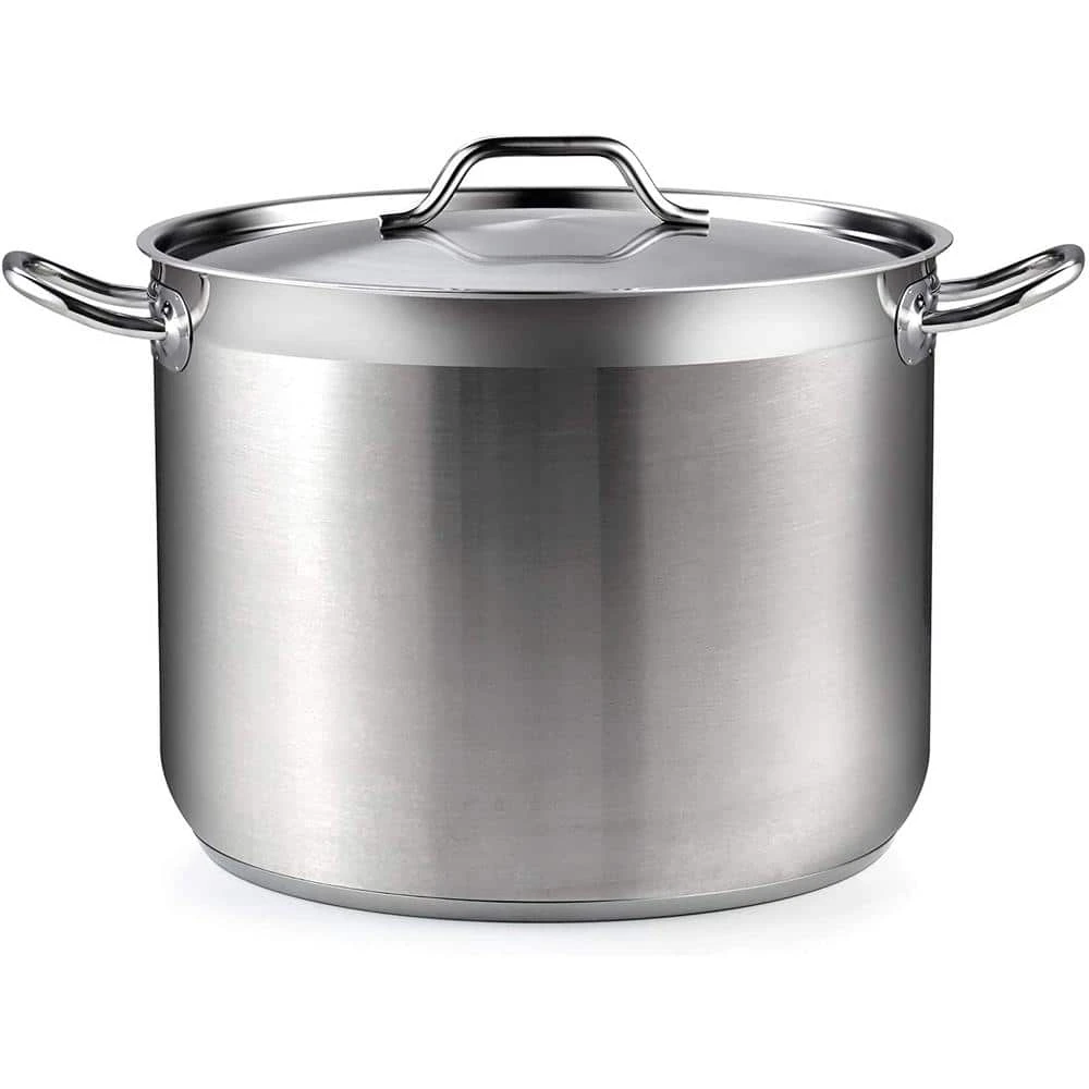 Professional Grade 30 qt. Stainless Steel Stockpot with Lid by Cooks Standard - Image 4