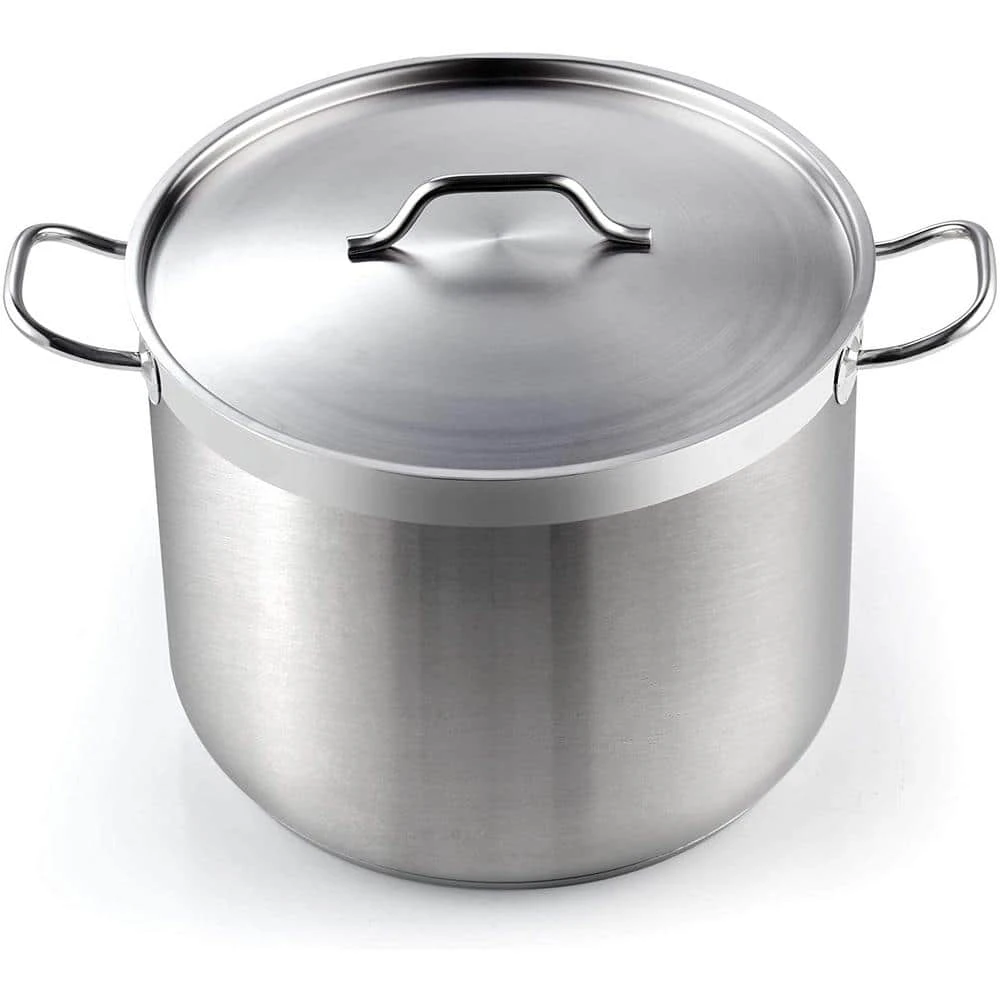 Professional Grade 30 qt. Stainless Steel Stockpot with Lid by Cooks Standard - Image 3