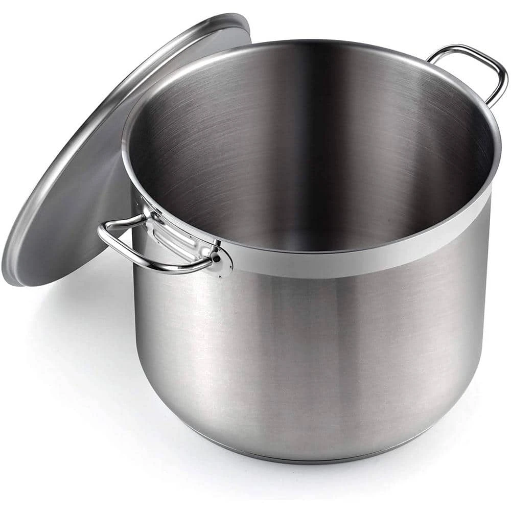 Professional Grade 30 qt. Stainless Steel Stockpot with Lid by Cooks Standard - Image 2