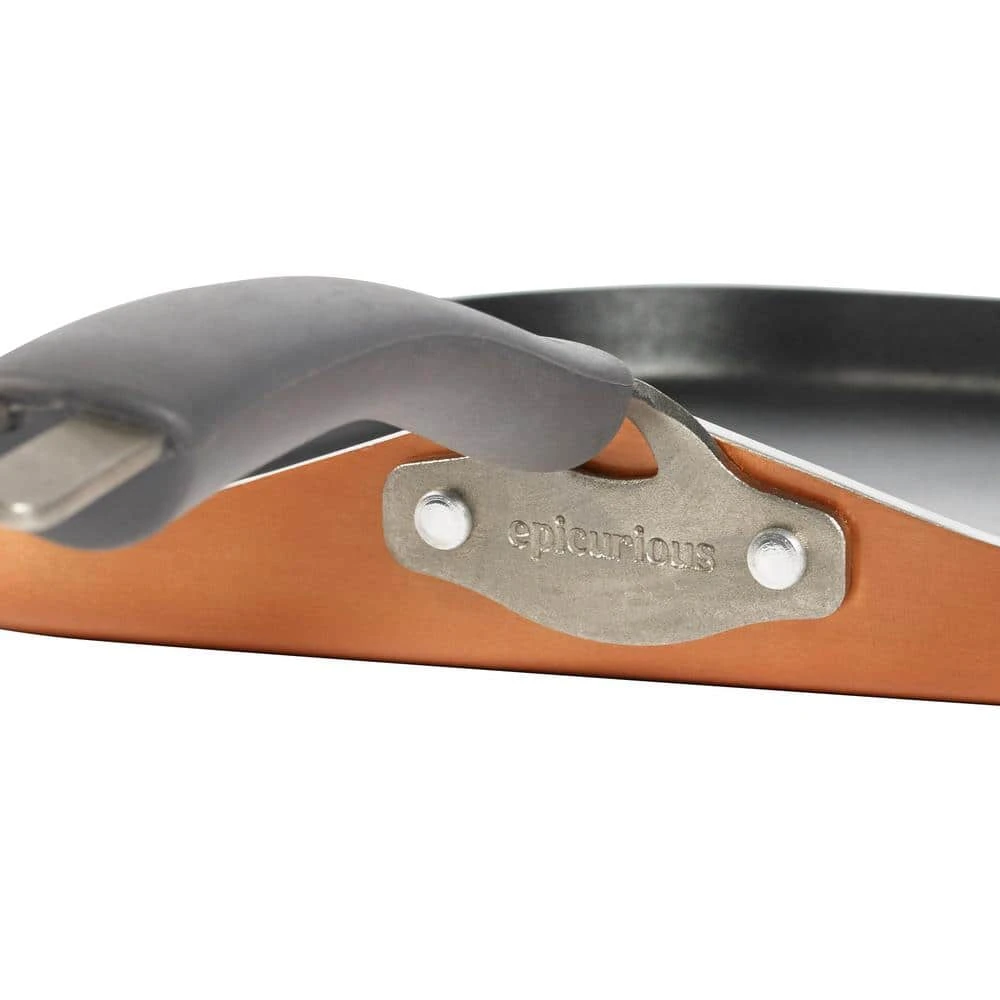 Translucent 12.5 in. Hard-Anodized Aluminum Nonstick Griddle in Copper by Epicurious - Image 5