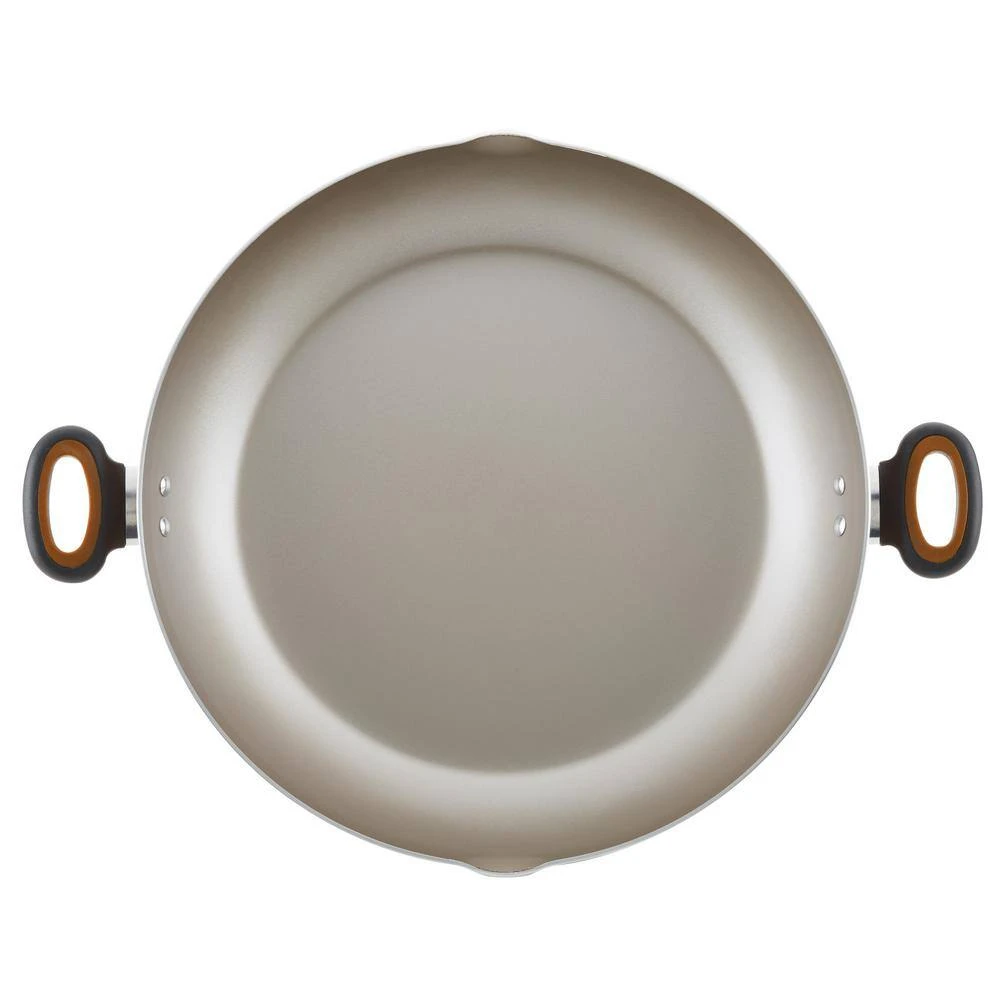 14 in. Dishwasher Safe High Performance- Aluminum Nonstick Skillet in Copper with Lid-1 by Farberware - Image 5