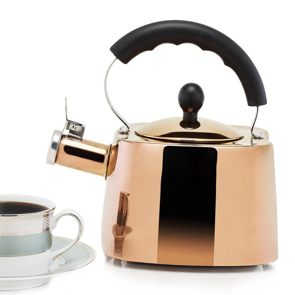 DuraCopper 7.61-Cup Stovetop Tea Kettle in Copper by Old Dutch - Image 2
