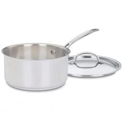 Chef's Classic 3 qt. Stainless Steel Sauce Pan with Cover by Cuisinart
