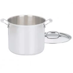 Chef's Classic 12 qt. Stainless Steel Stock Pot with Lid by Cuisinart