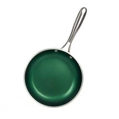 Emerald Green 10 in. Aluminum Ultra-Durable Triple Layer Non-Stick Frying Pan by GRANITESTONE