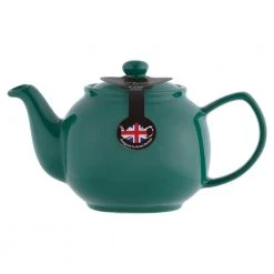 6-cup Emerald Stoneware Teapot by PRICEÂ &Â KENSINGTON