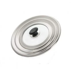 12-1/4 in. Universal 8 in./10 in./12 in. Stainless Versatile Lid by ExcelSteel
