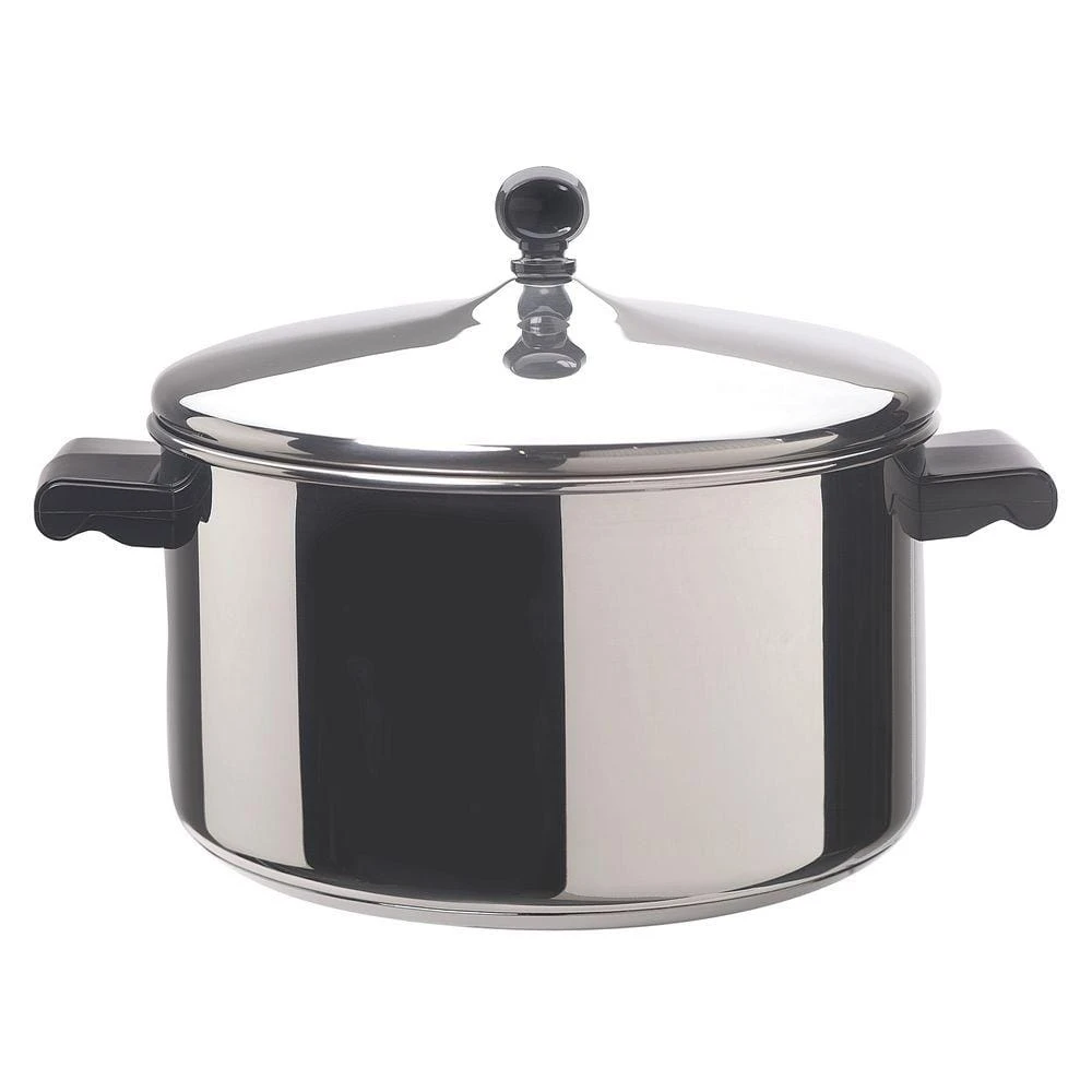 Classic Series 6 qt. Stainless Steel Stock Pot with Lid by Farberware