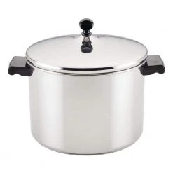 Classic Series 8 qt. Stainless Steel Nonstick Stock Pot with Lid by Farberware