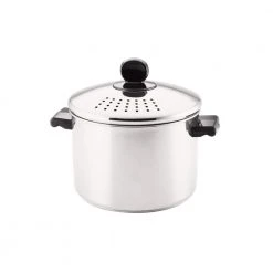 Classic Series 8 qt. Stainless Steel Stock Pot with Lid by Farberware