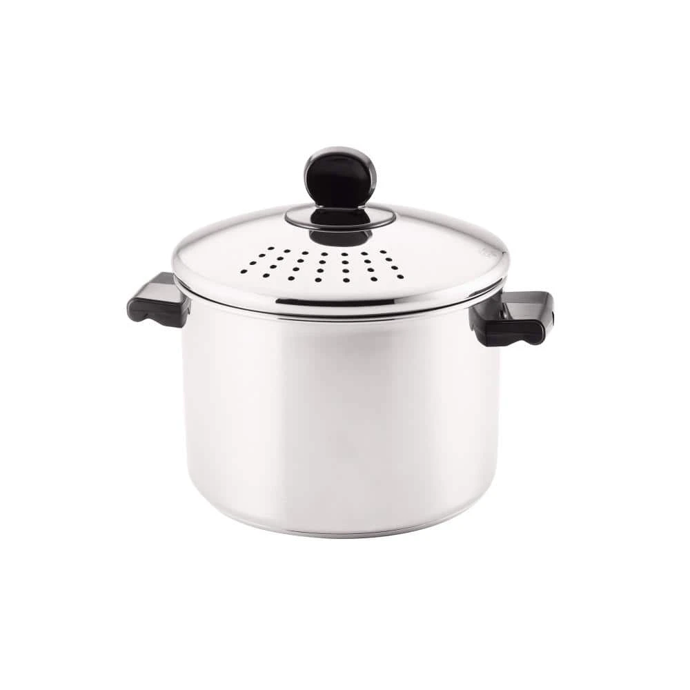 Classic Series 8 qt. Stainless Steel Stock Pot with Lid by Farberware