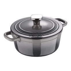 2 qt. Cast iron Dutch Oven with Lid by MasterPRO