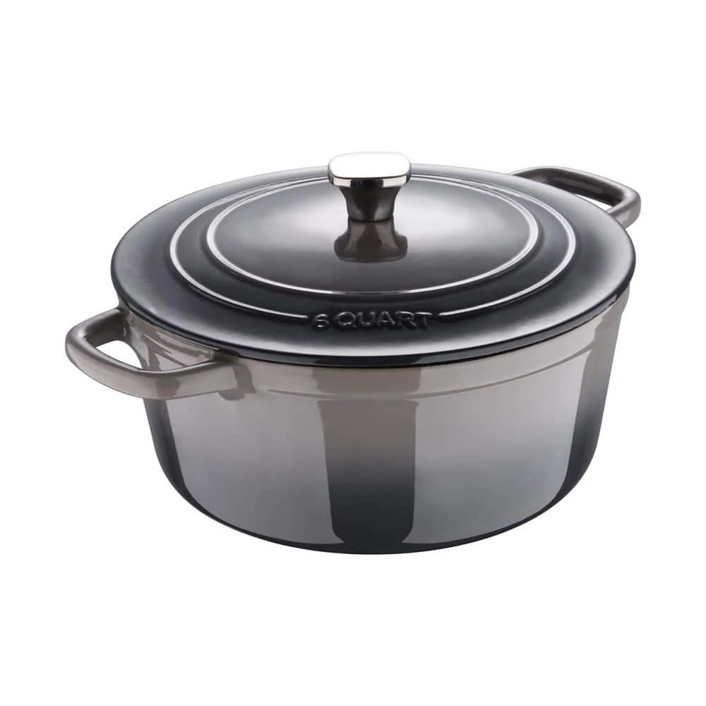 6 qt. Cast iron Dutch Oven with Lid by MasterPRO
