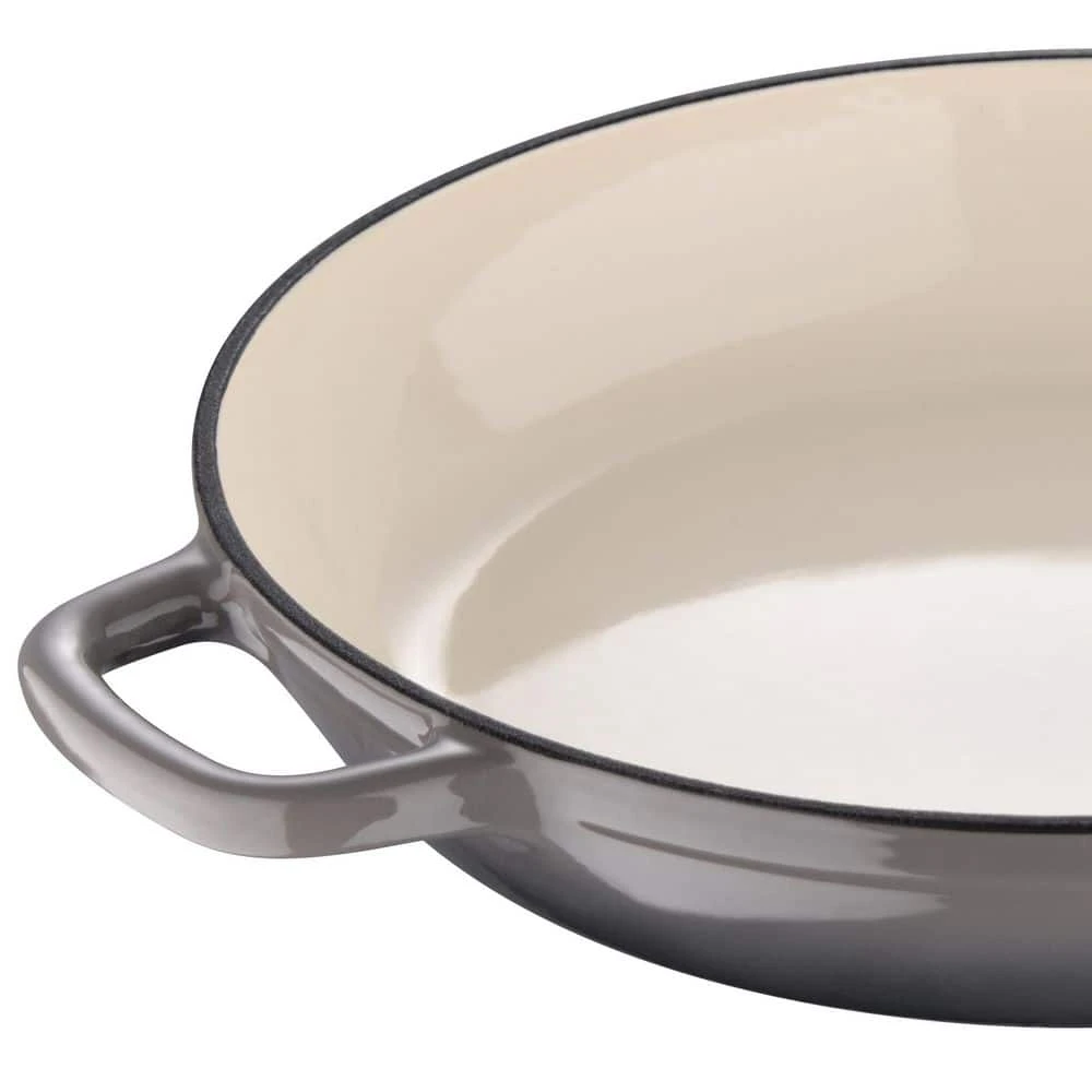 3.5 qt. Cast Iron Braiser with Glass Lid by MasterPRO - Image 3