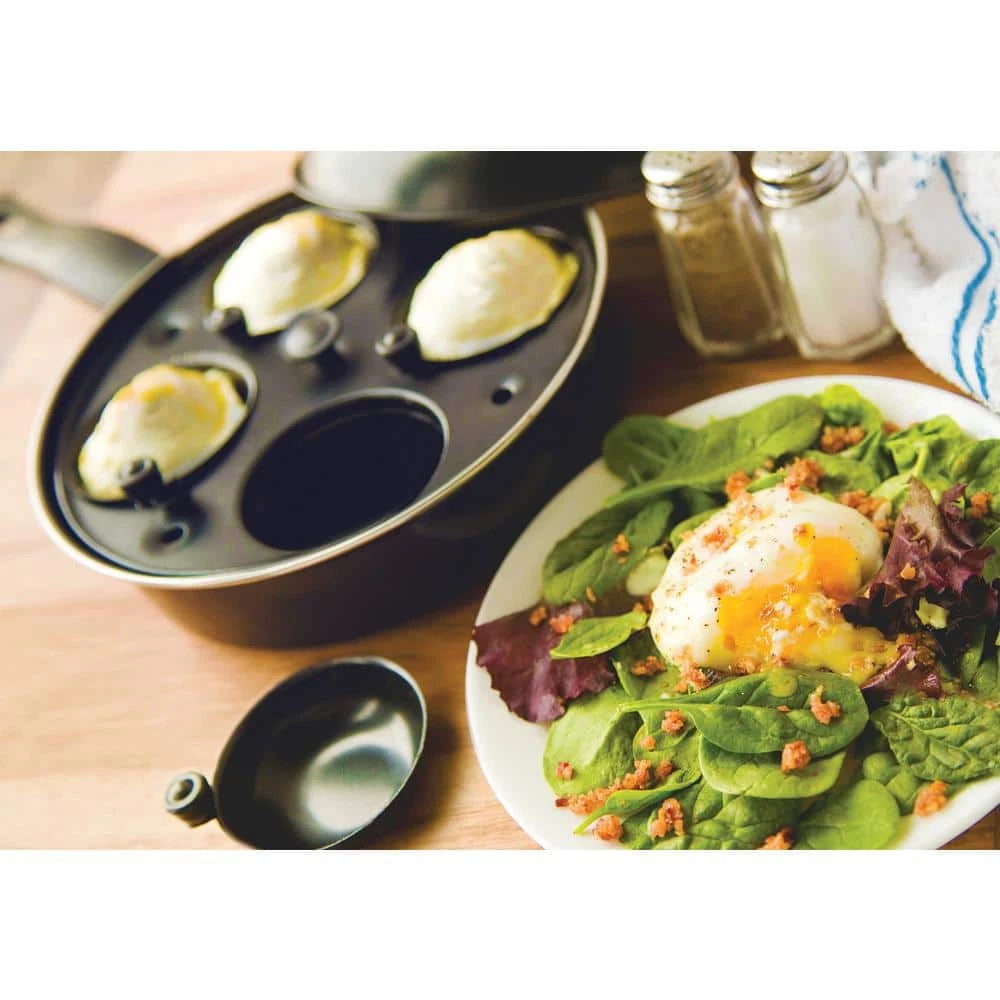 Non-Stick Carbon Steel Egg Poacher/Fry Pan Set by Fox Run - Image 2
