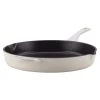Home Collection 10 in. Cast Iron Skillet in French Vanilla with Pour Spout by Ayesha Curry