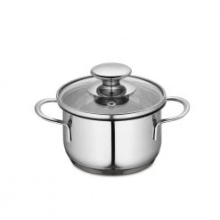 Kuchenprofi .7 qt. Stainless Steel Stock Pot with Glass Lid by Frieling