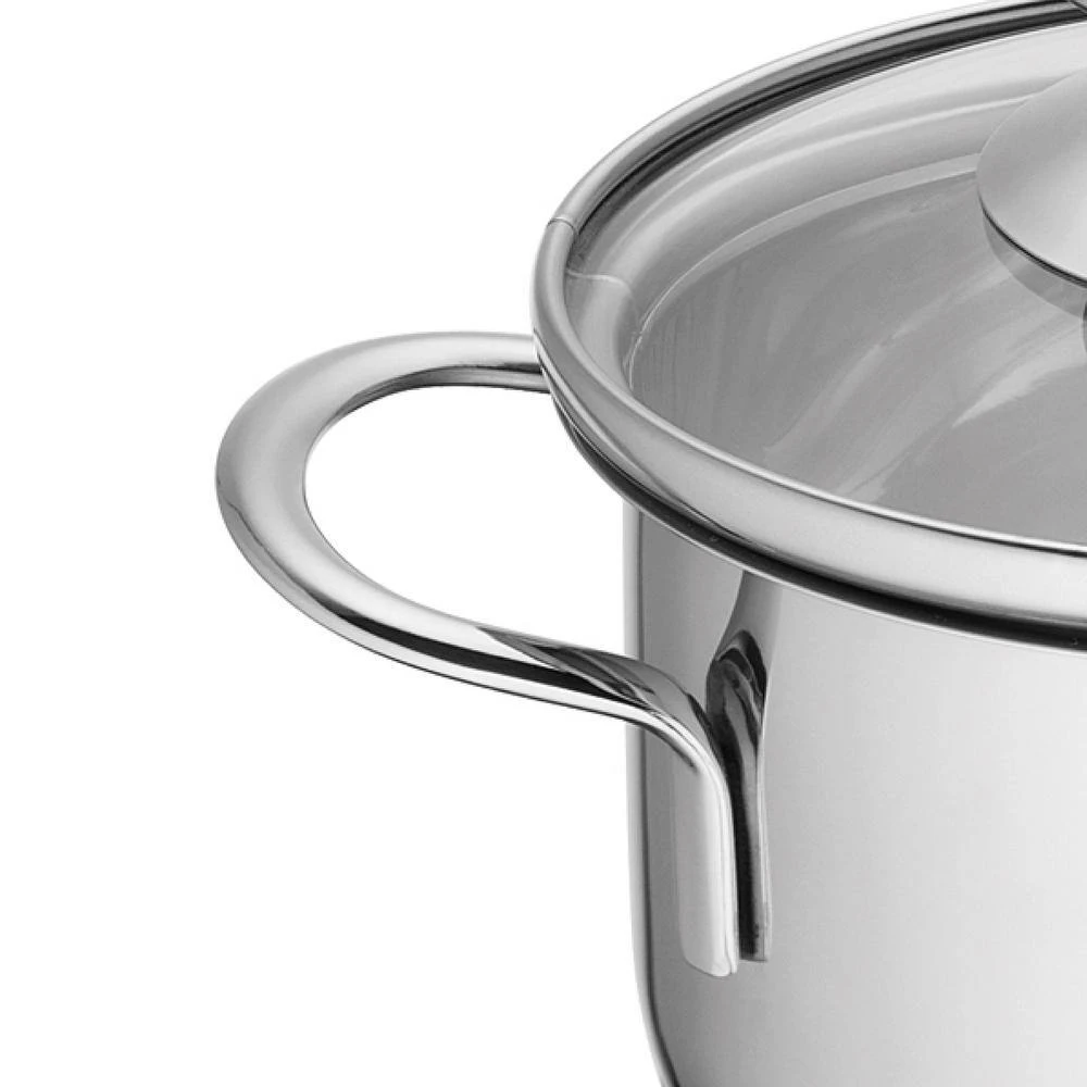Kuchenprofi 1 qt. Stainless Steel Stock Pot with Glass Lid by Frieling - Image 3