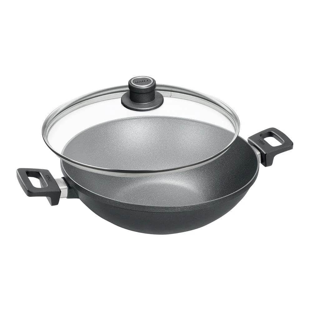 Woll Nowo 12.5 in. Wok with 2-Side Handles and Lid by Frieling - Image 5