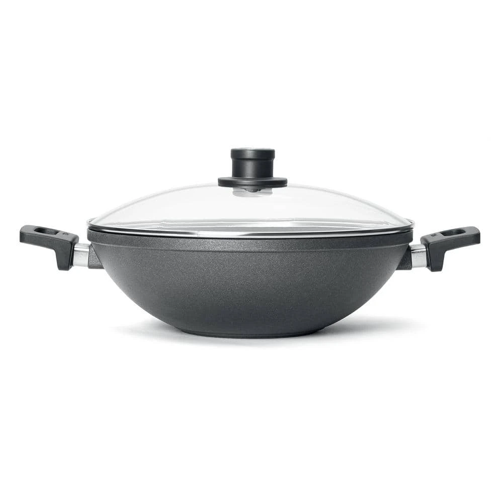 Woll Nowo 12.5 in. Wok with 2-Side Handles and Lid by Frieling