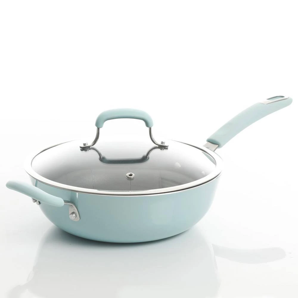 Andover 10-Piece Aluminum Nonstick Cookware Set in Glacier by KENMORE ELITE - Image 4
