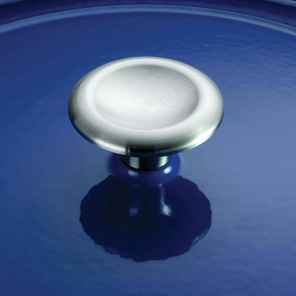 Gourmet 10 in. Enameled Cast Iron Skillet in Gradated Cobalt with Lid by Tramontina - Image 6