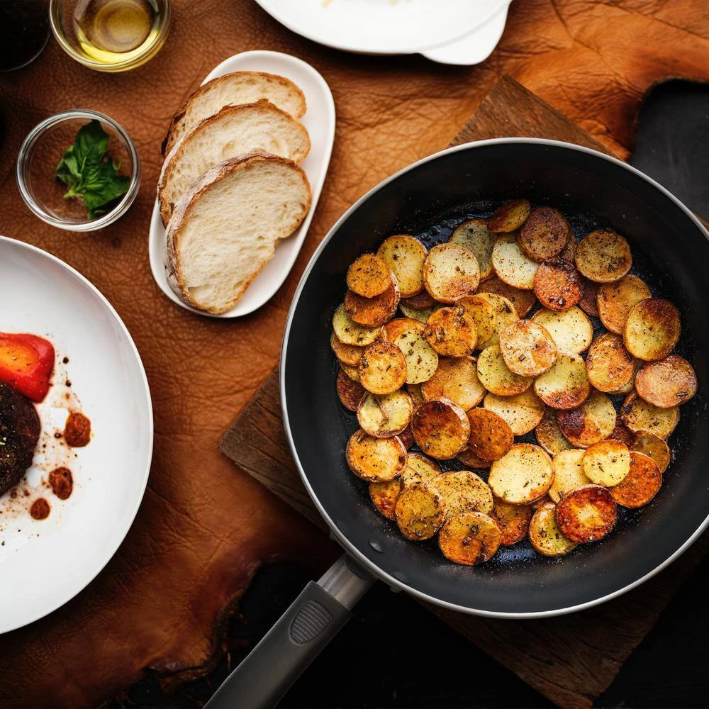 12 in. Aluminum Nonstick Frying Pan in Gray by Better Chef - Image 4