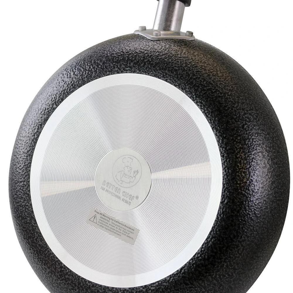 12 in. Aluminum Nonstick Frying Pan in Gray by Better Chef - Image 2