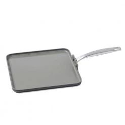 Chatham 11 in. Hard-Anodized Aluminum Ceramic Nonstick Griddle in Gray by GreenPan