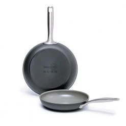 Chatham 2-Piece Hard-Anodized Aluminum Ceramic Nonstick Frying Pan Set in Gray by GreenPan