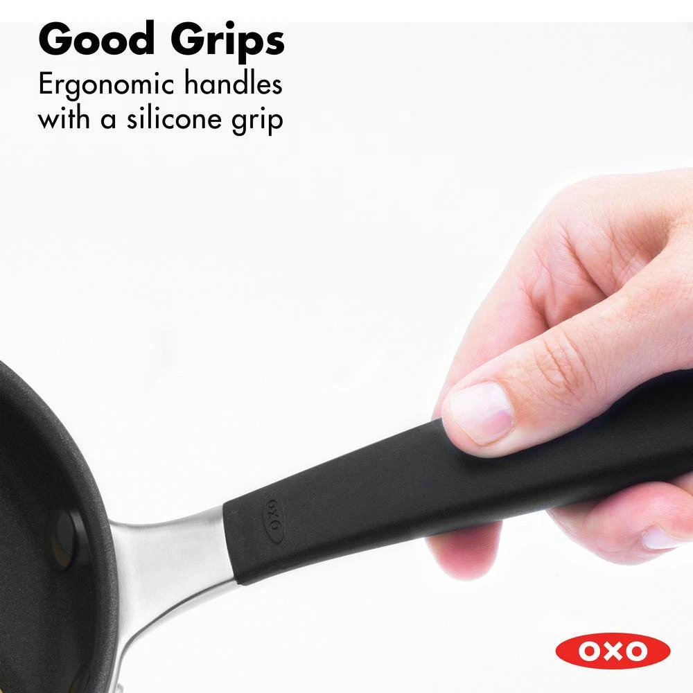 Good Grips 10 in. Hard-Anodized Aluminum Nonstick Frying Pan in Gray by OXO - Image 4