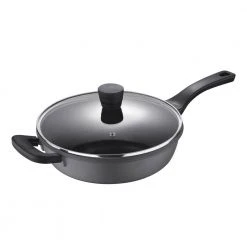 4 qt. Aluminum Saute Pan with Lid by BERGNER