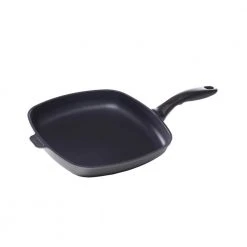 Classic Series 11 in. Cast Aluminum Nonstick Square Frying Pan in Gray by Swiss Diamond