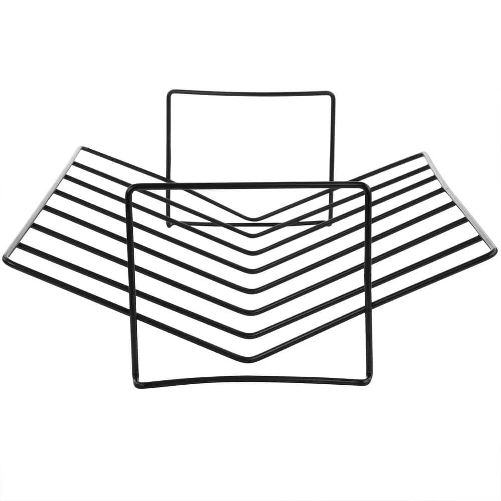 Greystone 12 qt. Speckled Grey Carbon Steel Turkey Roasting Pan Set with Rack by Gibson - Image 5