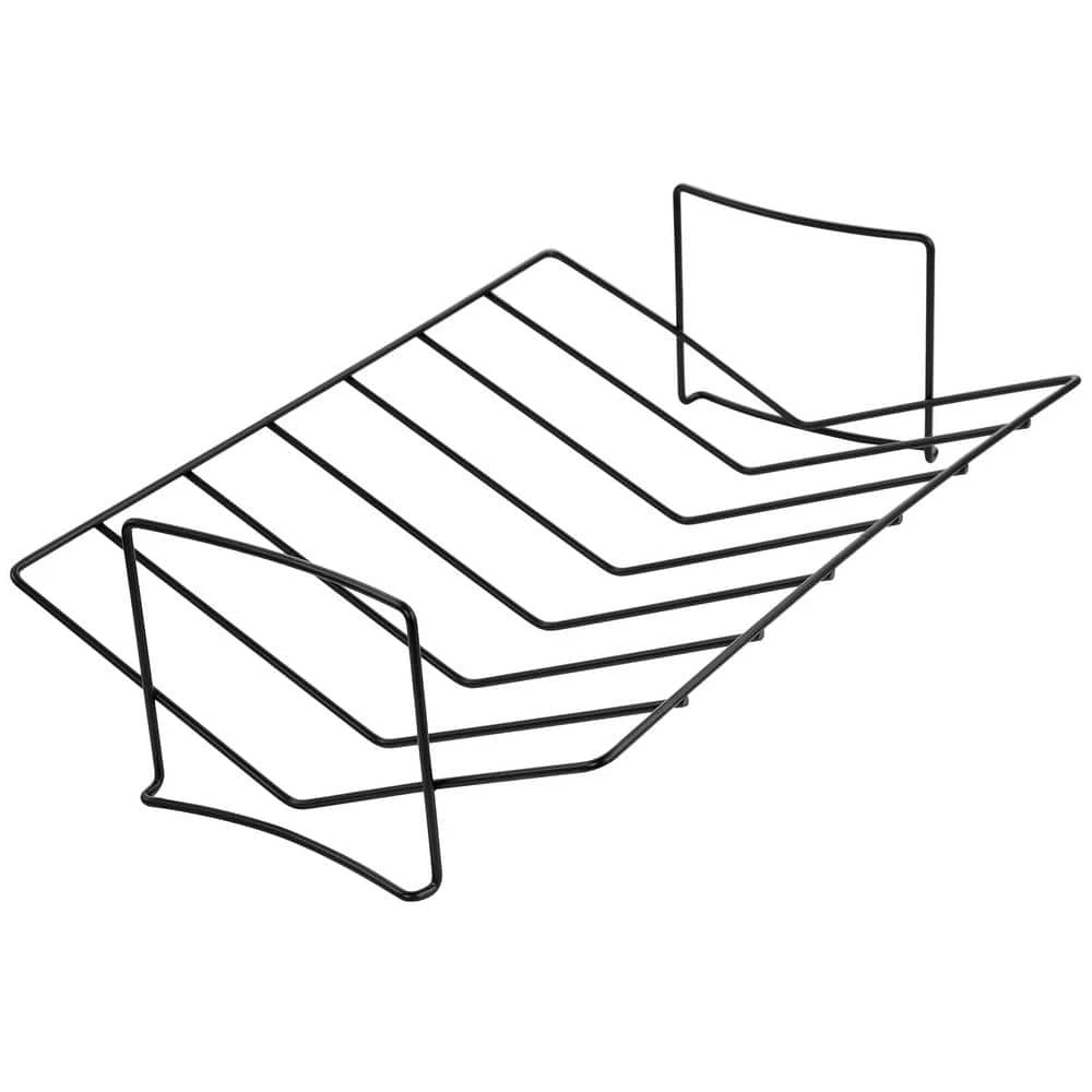 Greystone 12 qt. Speckled Grey Carbon Steel Turkey Roasting Pan Set with Rack by Gibson - Image 6