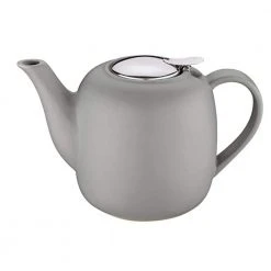 "London" Ceramic Teapot, Gray 50 fl. oz. by KUCHENPROFI