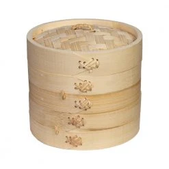 Joyce Chen Natural Bamboo Stovetop Steamer Accessory Set by Honey-Can-Do