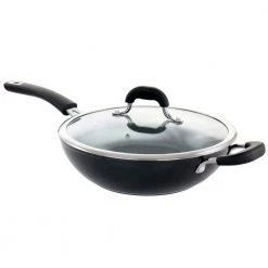 Arlington 11 in. Nonstick Aluminum Wok in Black Diamond by KENMORE