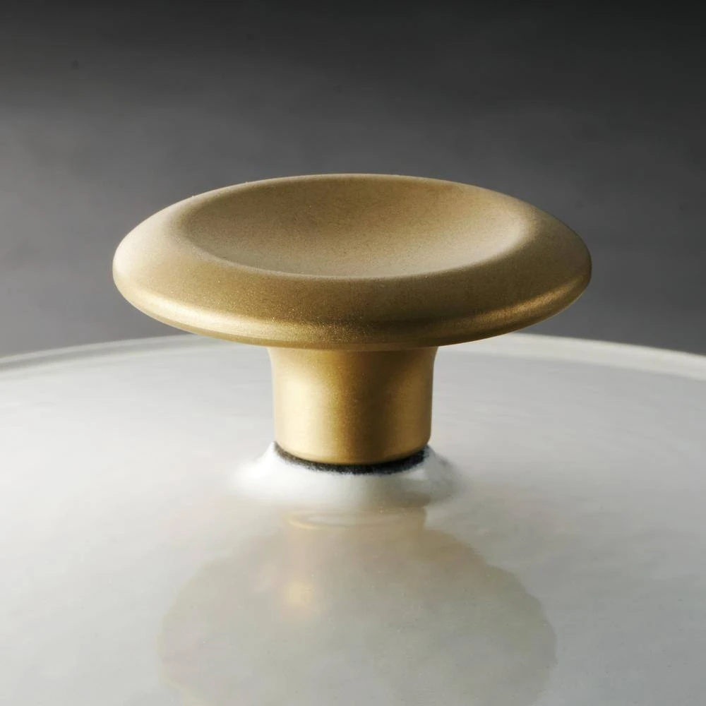 Gourmet 12 in. Enameled Cast Iron Skillet in Latte with Lid by Tramontina - Image 5