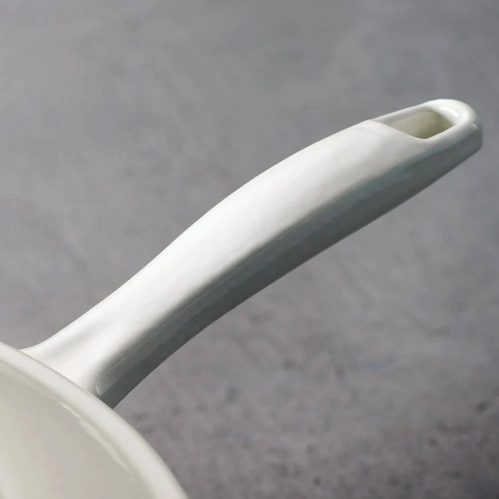 Gourmet 12 in. Enameled Cast Iron Skillet in Latte with Lid by Tramontina - Image 7