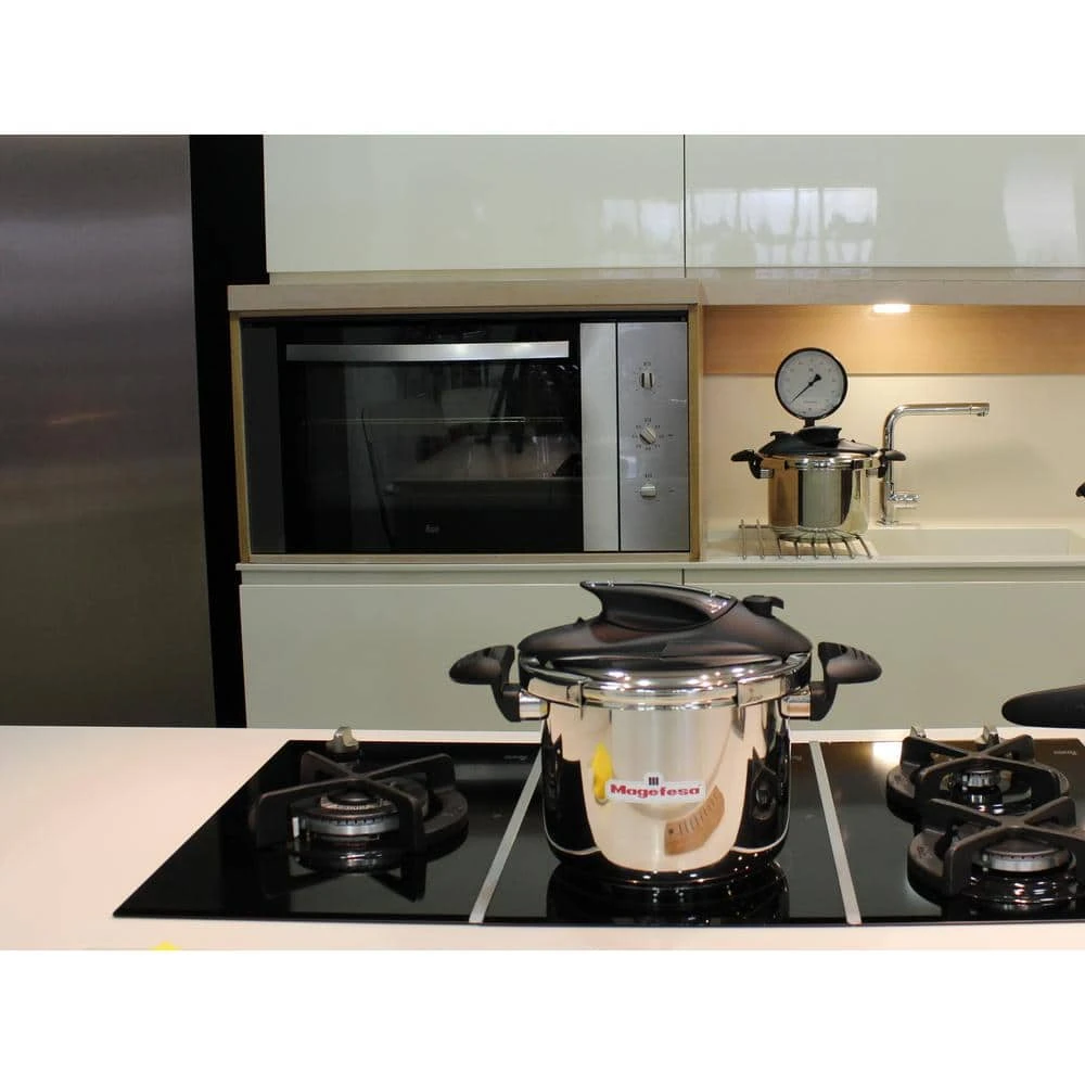 Nova 6.3 Qt. Stainless Steel Stovetop Pressure Cookers by Magefesa - Image 2