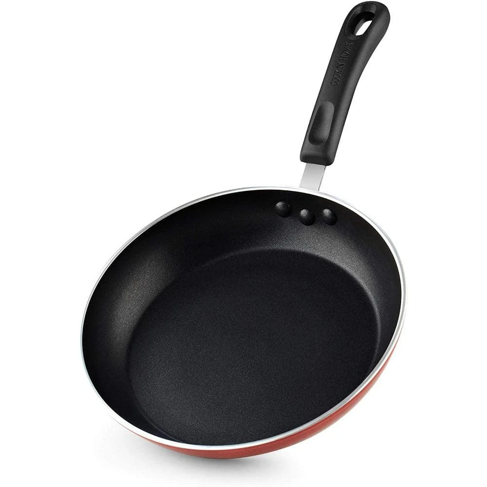 3-Piece Fry Pan/Saute Pan Set with Nonstick Coating Industion Compatible Buttom 8 in./9.5 in./11 in. by Cook N Home - Image 2
