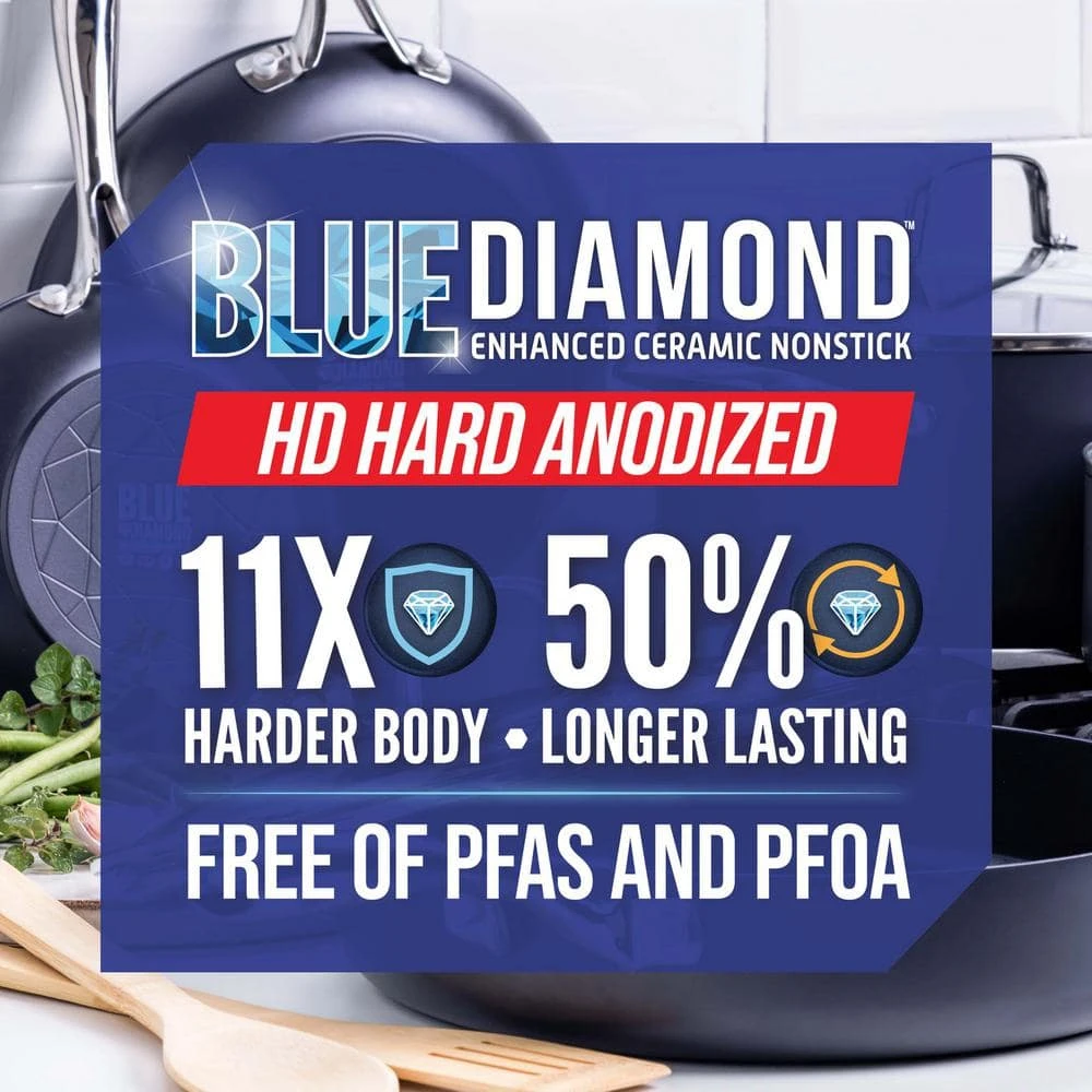Blue Diamond HD 8 in. Frying Pan - Image 4