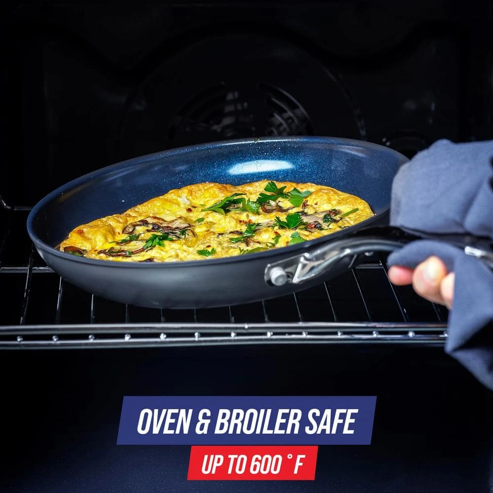 Blue Diamond HD 11 in. Frying Pan with Lid - Image 8