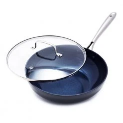 Blue Diamond HD 11 in. Frying Pan with Lid