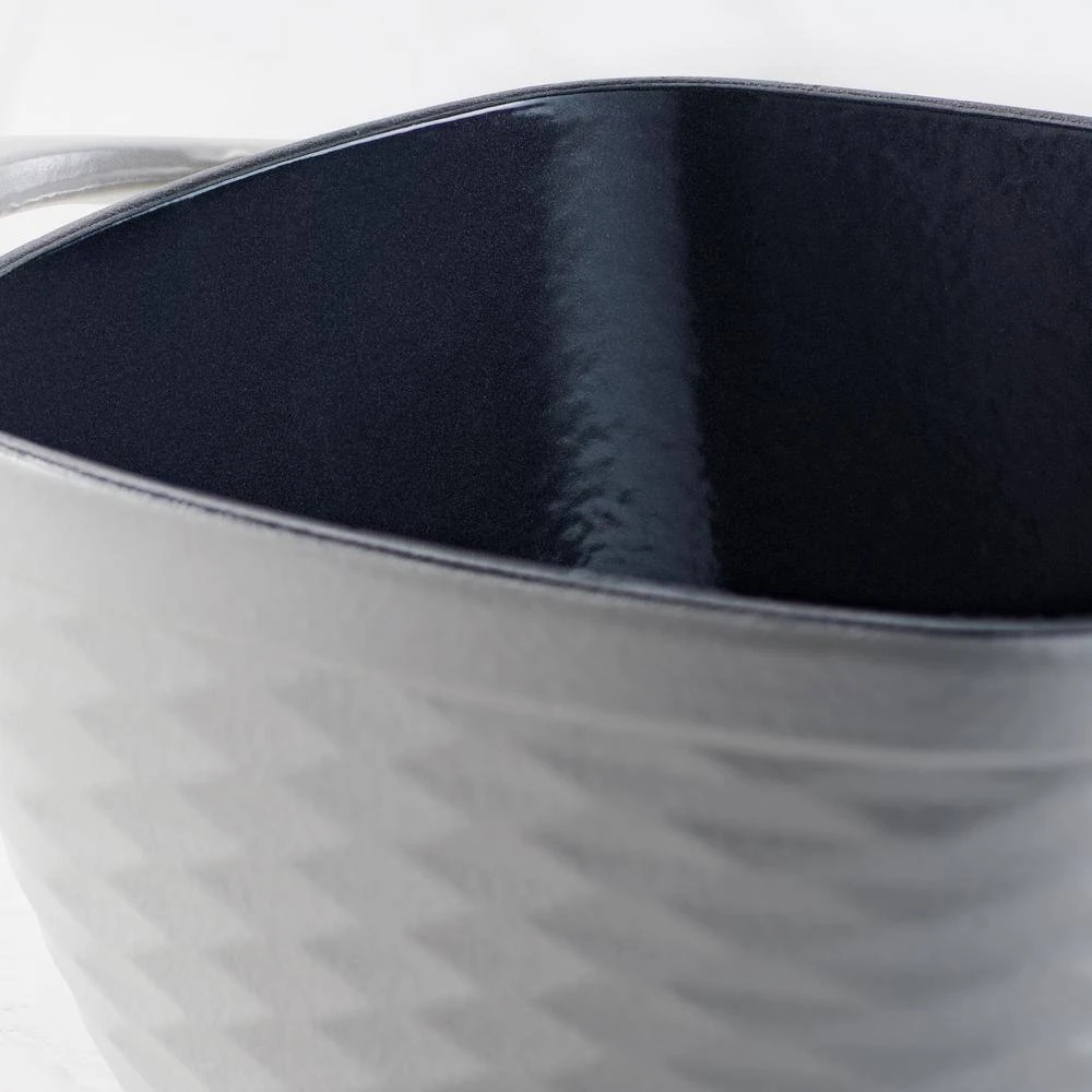 Prisma 7 qt. Enameled Cast Iron Covered Square Dutch Oven - Matte Gray by Tramontina - Image 8