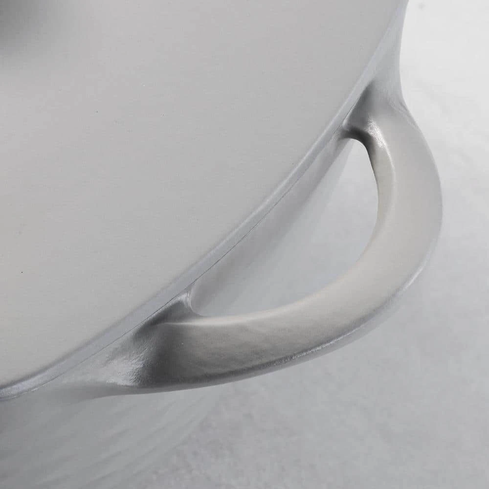 Prisma 7 qt. Enameled Cast Iron Covered Square Dutch Oven - Matte Gray by Tramontina - Image 7