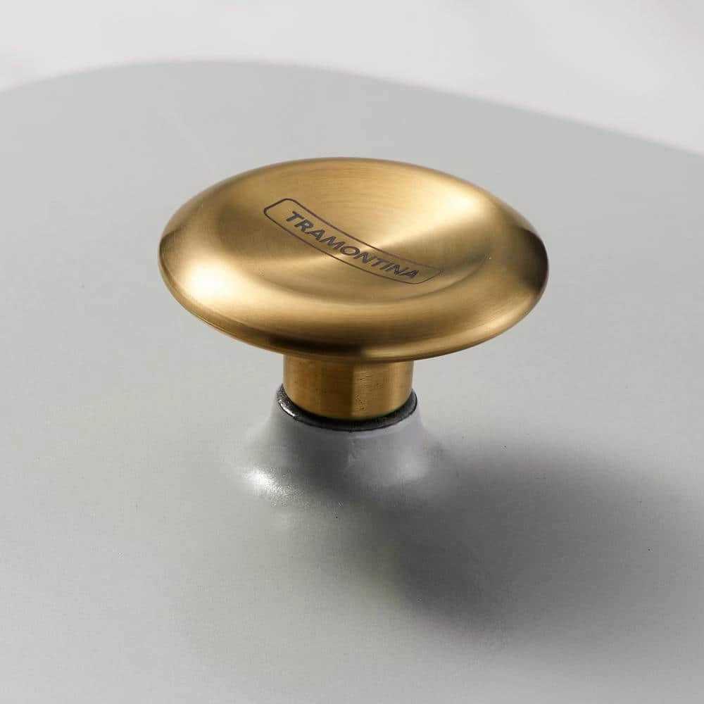 Prisma 7 qt. Enameled Cast Iron Covered Square Dutch Oven - Matte Gray by Tramontina - Image 6