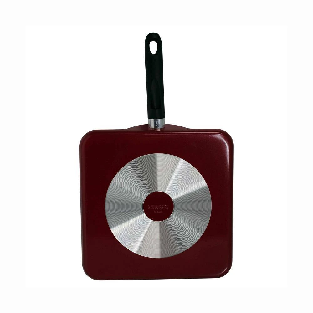 11 in. x 11 in. Red Aluminum Stove Top Griddle by Mirro - Image 3